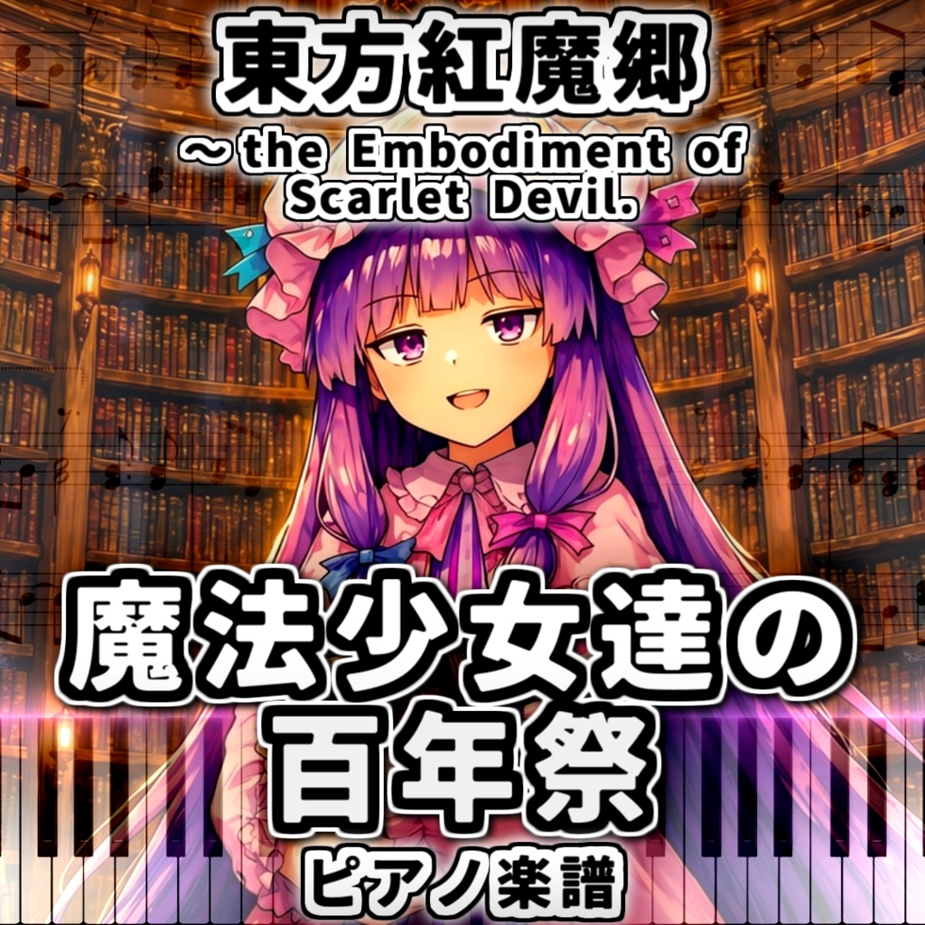 「魔法少女達の百年祭」東方ピアノアレンジ ("The Centennial Festival for Magical Girls" Touhou Piano Arrange) 東方紅魔郷より