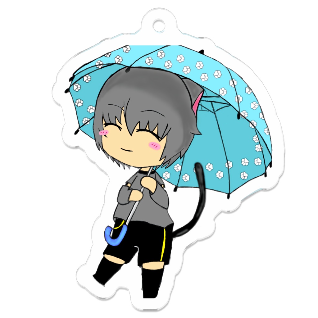 琥珀ちゃんキーホルダー
