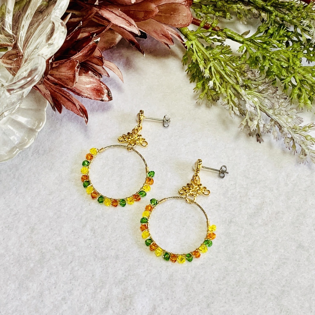 Half circleイヤーアクセサリー