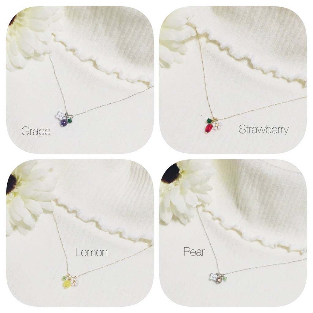 【展示のみ】Fruityネックレス