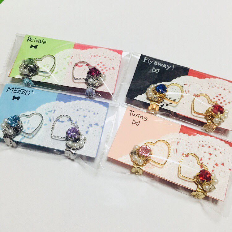 【ペア】Heartイヤークリップ