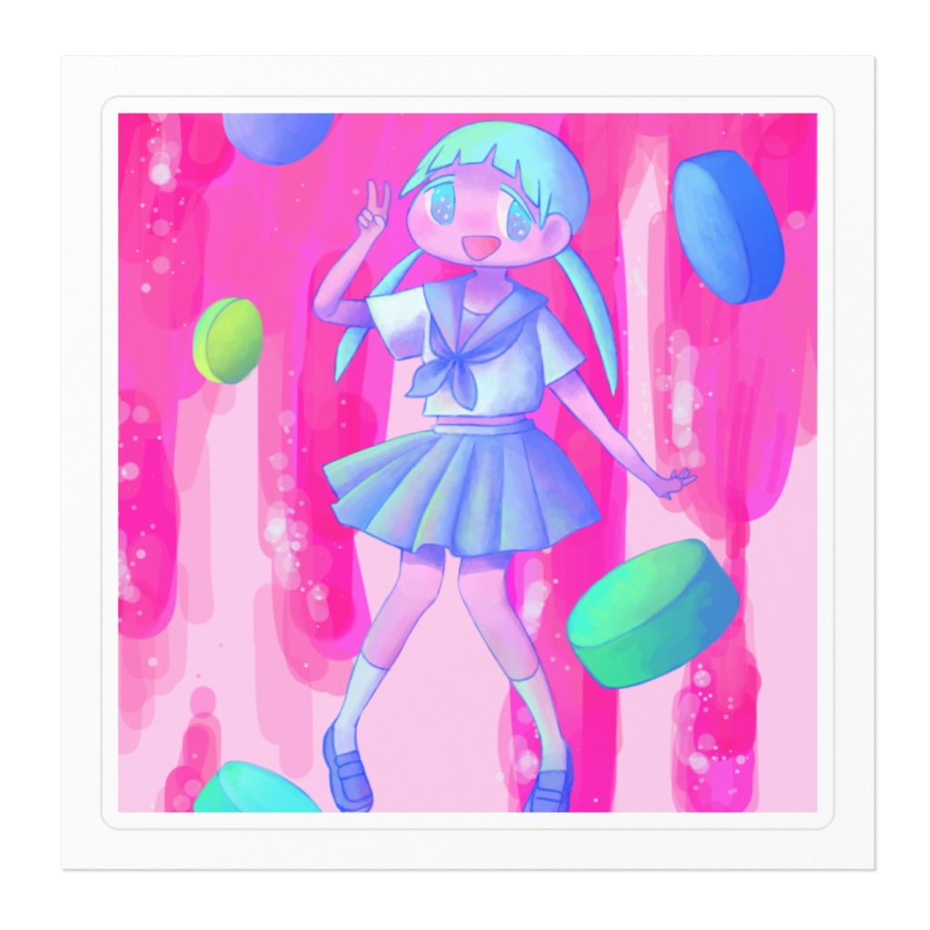 おくすり ステッカー