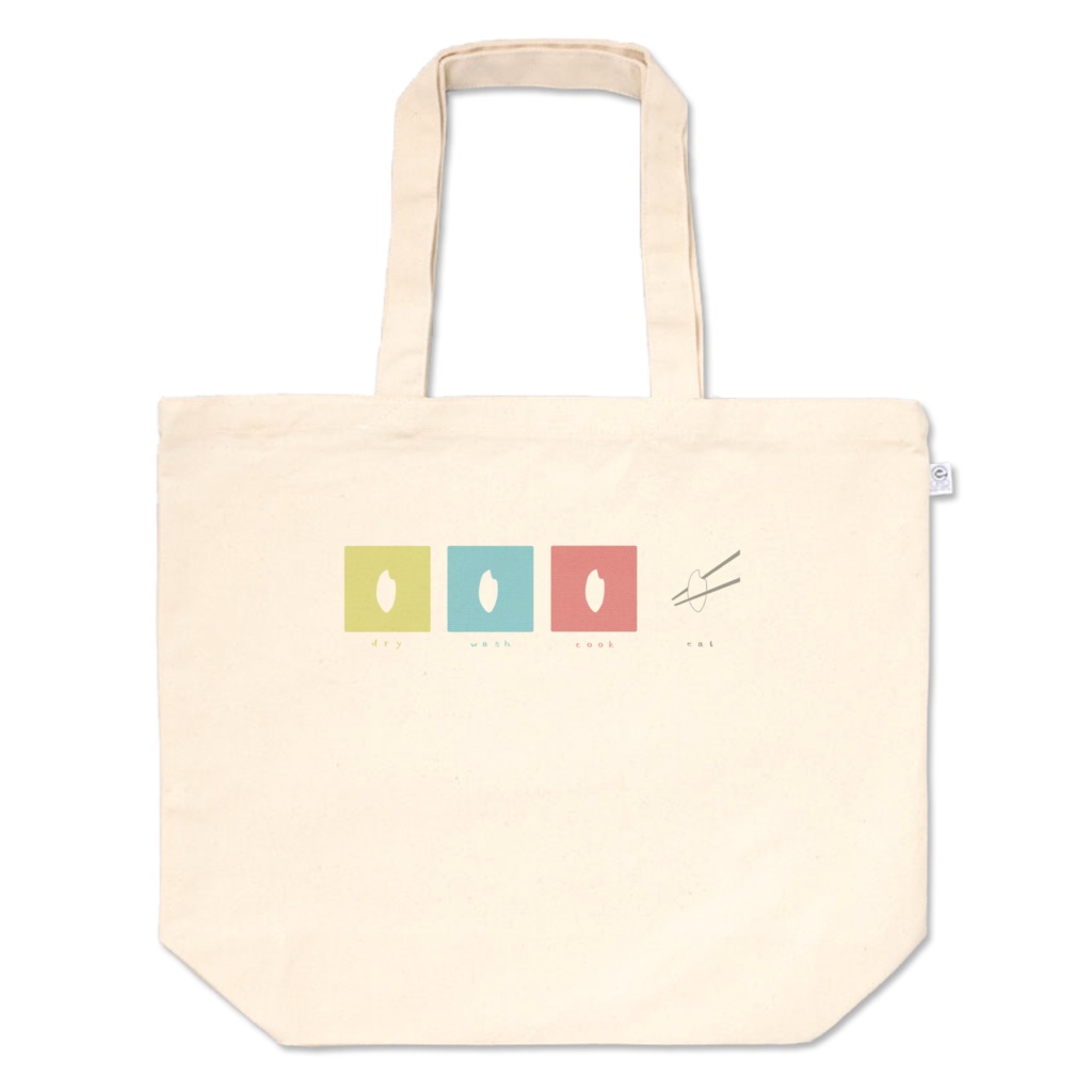 米洗炊のトートバッグ