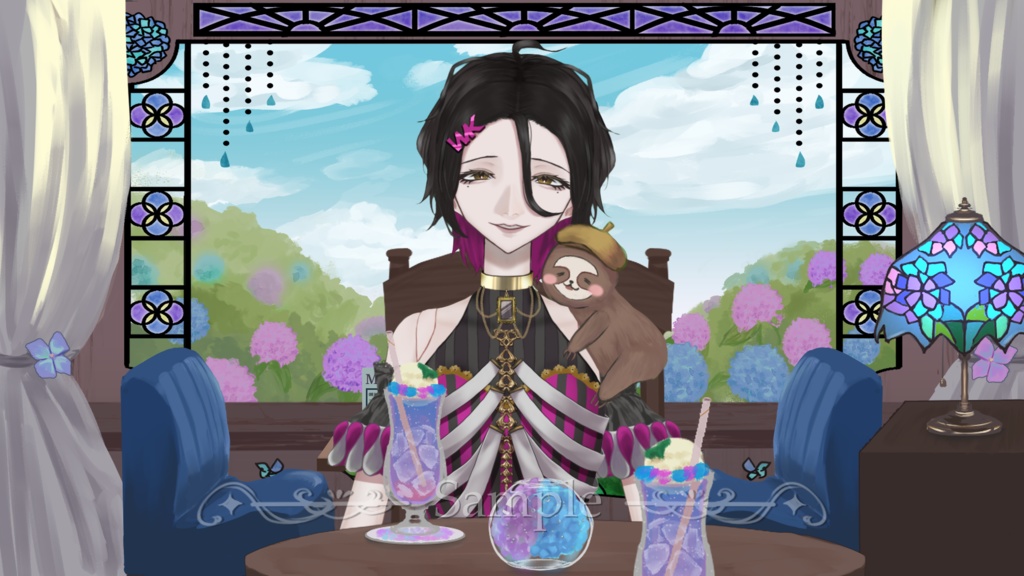 【無料版有り】紫陽花喫茶店 【配信画面&アイテム】