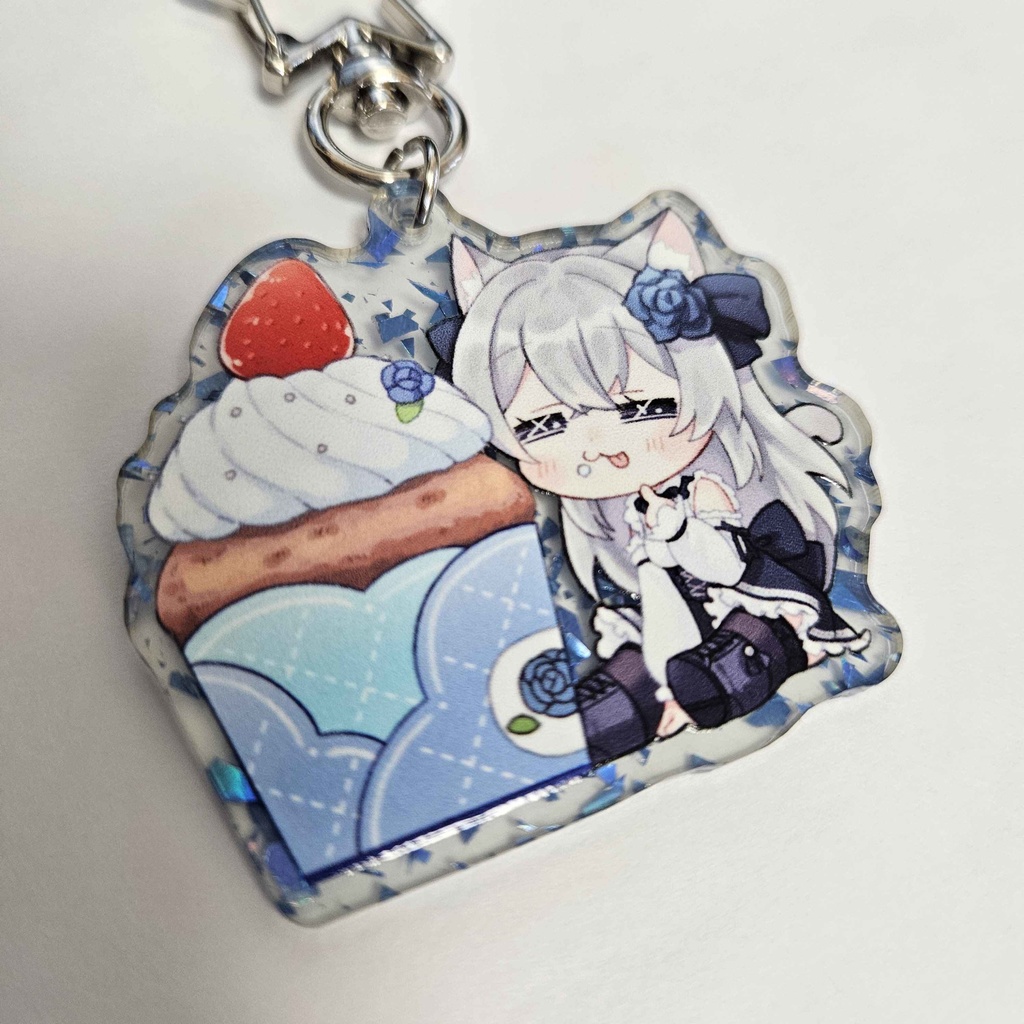 【在庫3】活動4周年記念グッズ<①②アクキー③シール>【ゆーり】