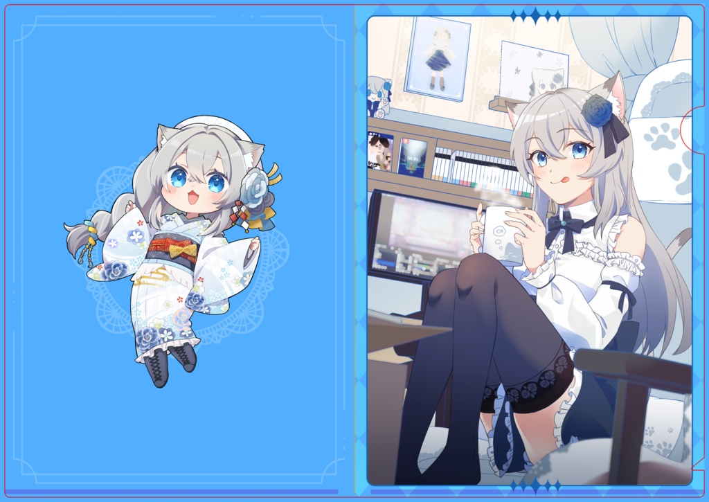 【在庫3】2024年新年グッズ<④A4クリアファイル>【ゆーり】