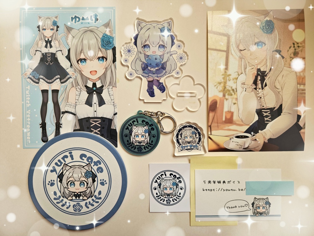 【在庫1】活動5周年記念グッズ【ゆーり】