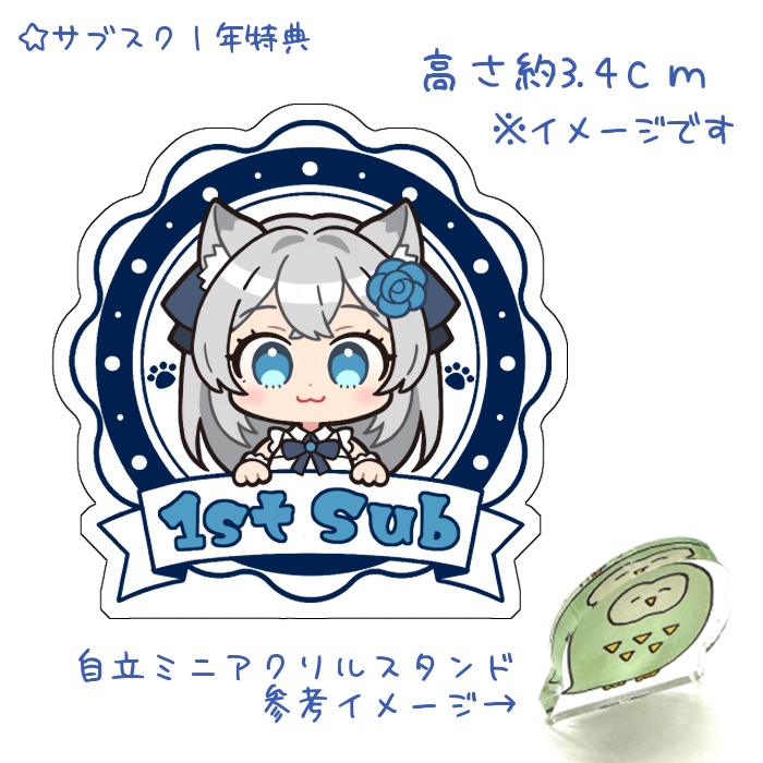 【在庫1】活動5周年記念グッズ【ゆーり】