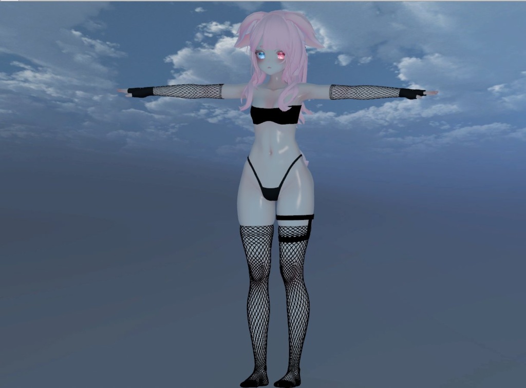 Rindo fishnets and gloves