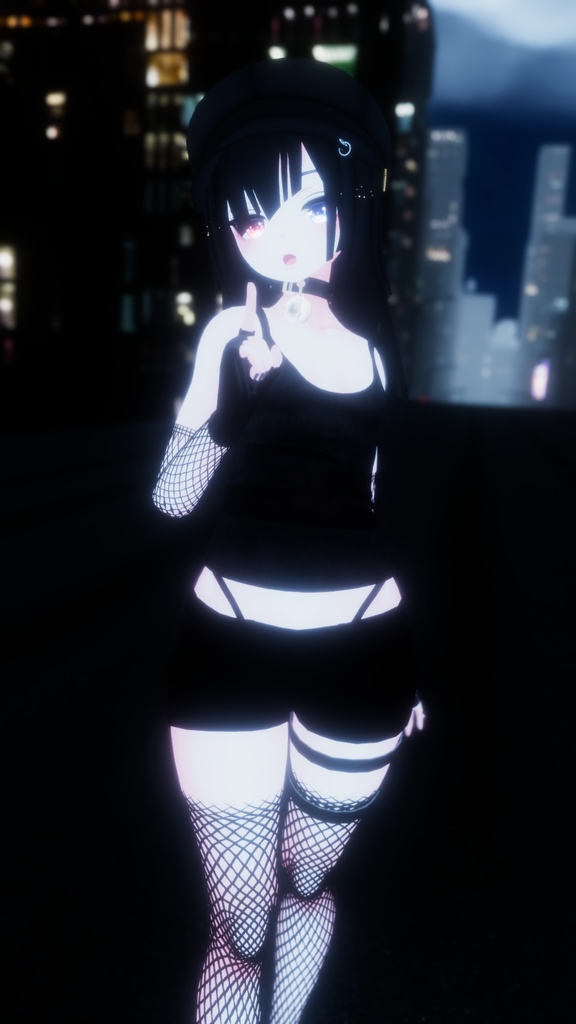 Rindo fishnets and gloves