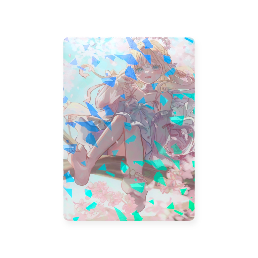 ホロ仕様✨️つきいちイラストカード #04 (2026.04)【ボイスメッセージ付き】