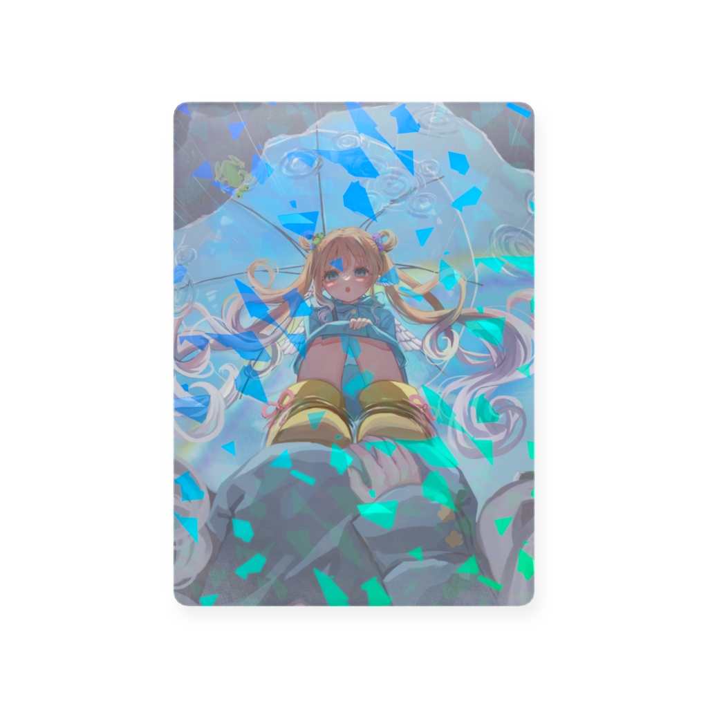 ホロ仕様✨️つきいちイラストカード #06 (2026.06)【ボイスメッセージ付き】