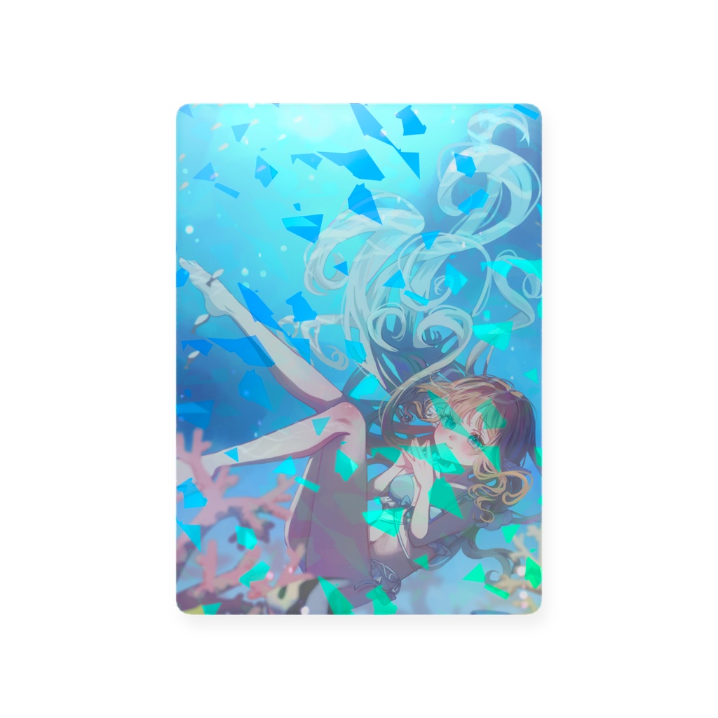 ホロ仕様✨️つきいちイラストカード #07 (2026.07)【ボイスメッセージ付き】
