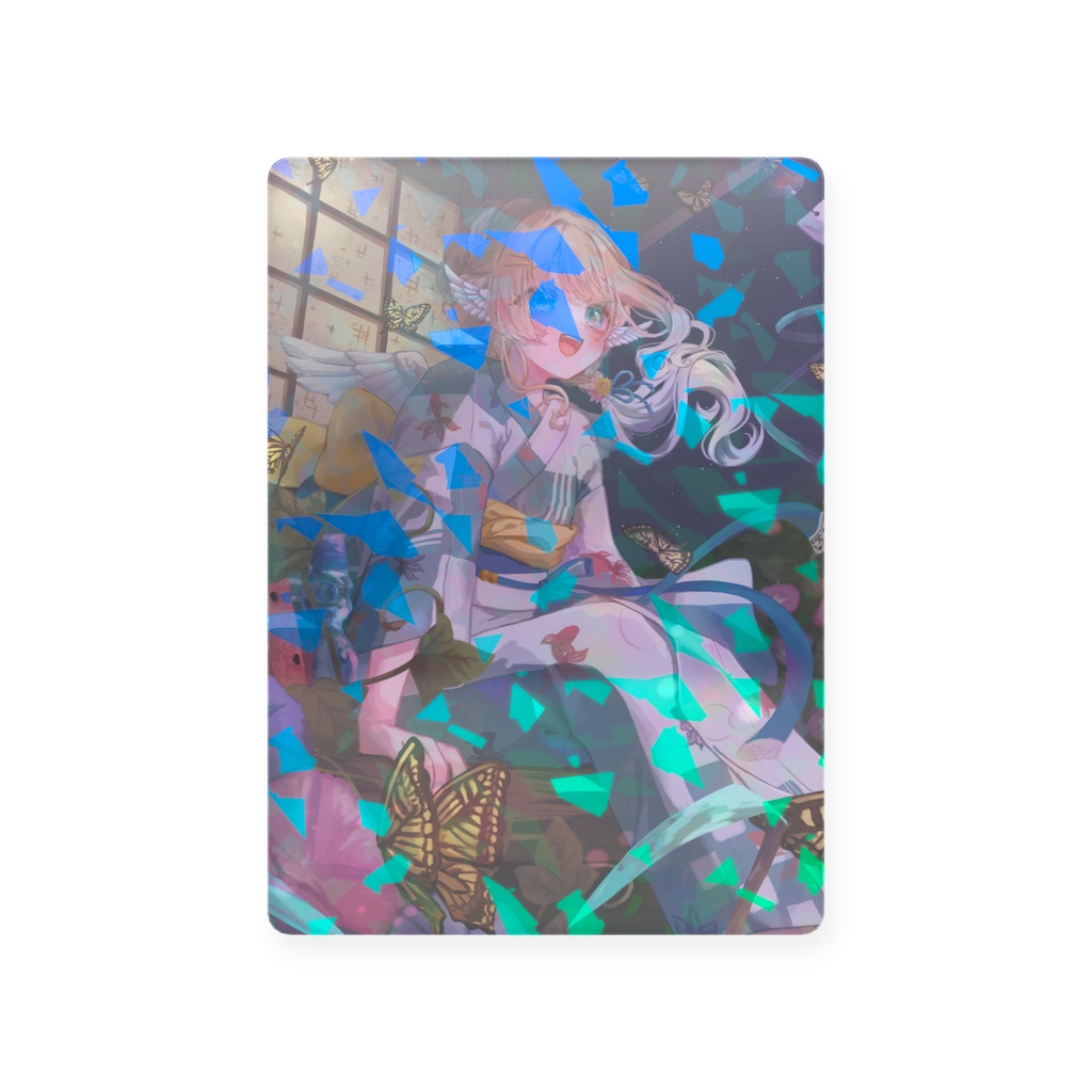 ホロ仕様✨️つきいちイラストカード #08 (2026.08)【ボイスメッセージ付き】