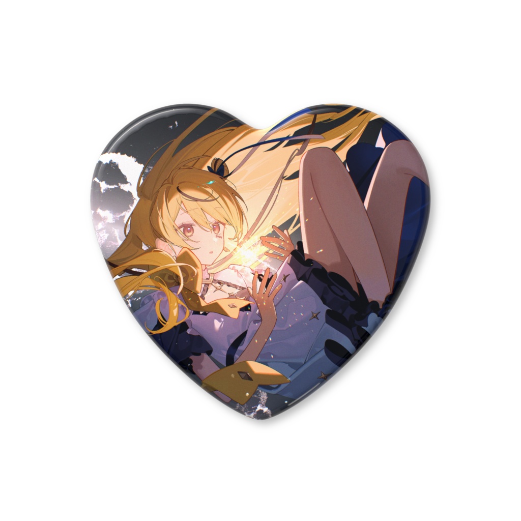 【2025 Xmas🎁】ハート缶バッジ