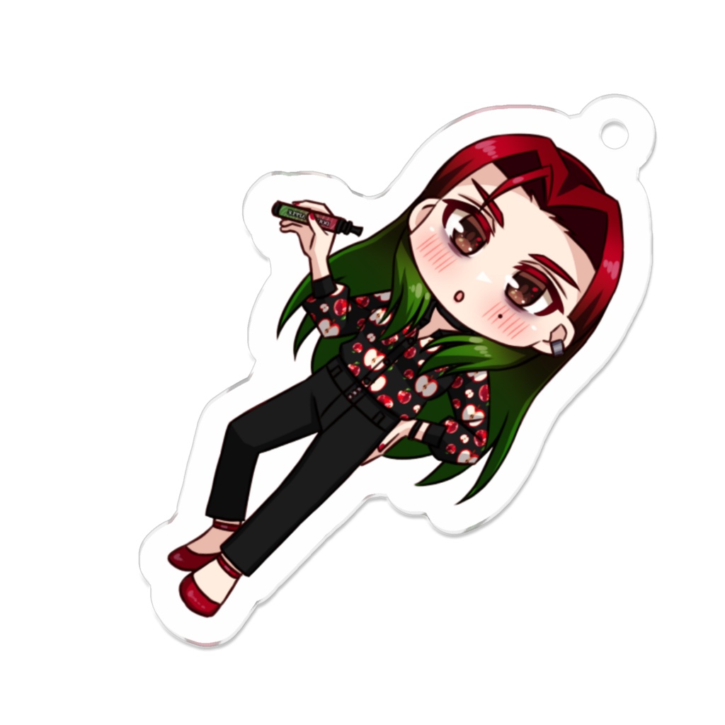 「くずみさん」アクリルキーホルダー［オシャレ着］