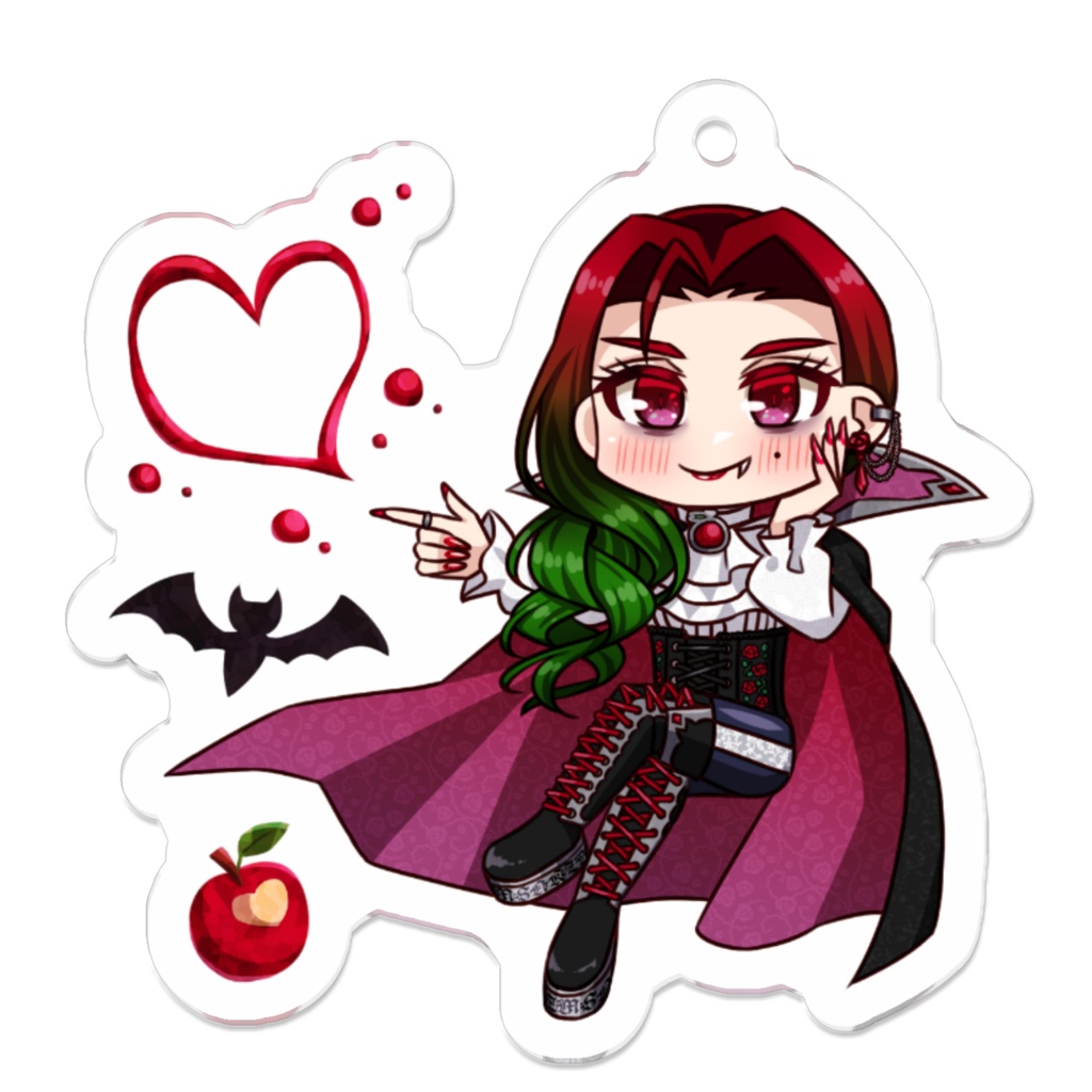 「くずみさん」アクリルキーホルダー［吸血鬼］