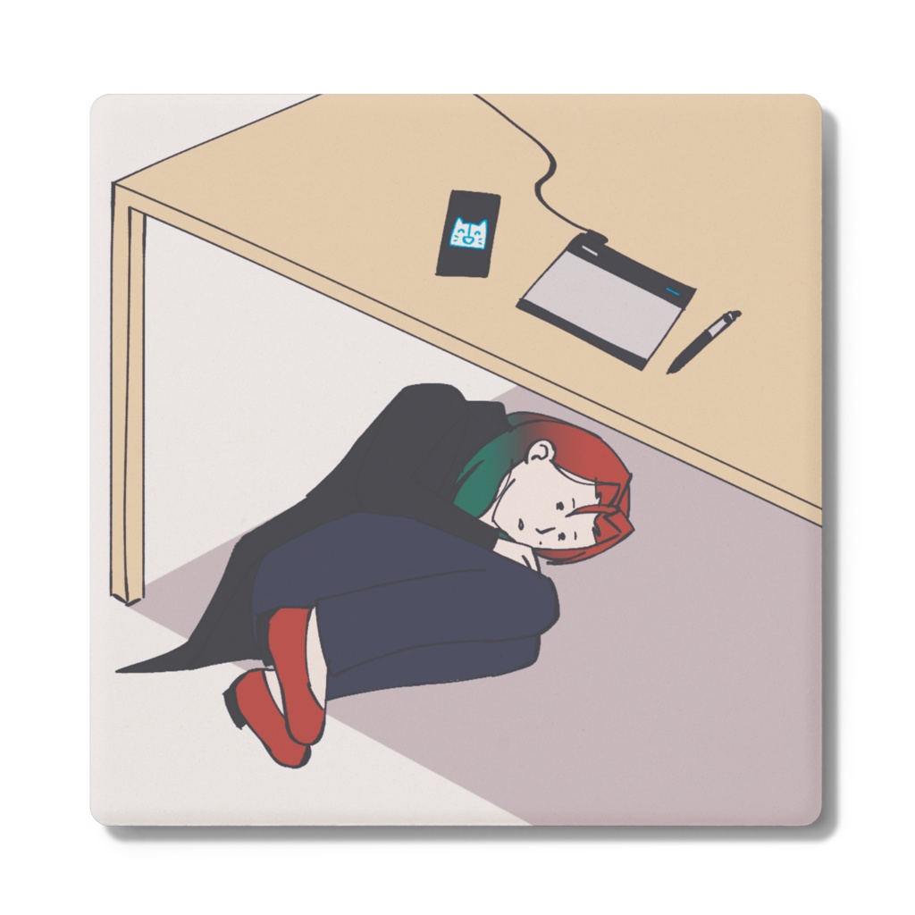 「くずみさん」コースター【誰もお前を愛さない】