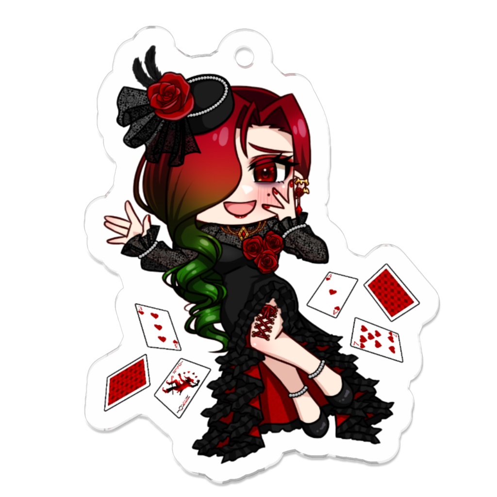 「くずみさん」アクリルキーホルダー［ゴシック］