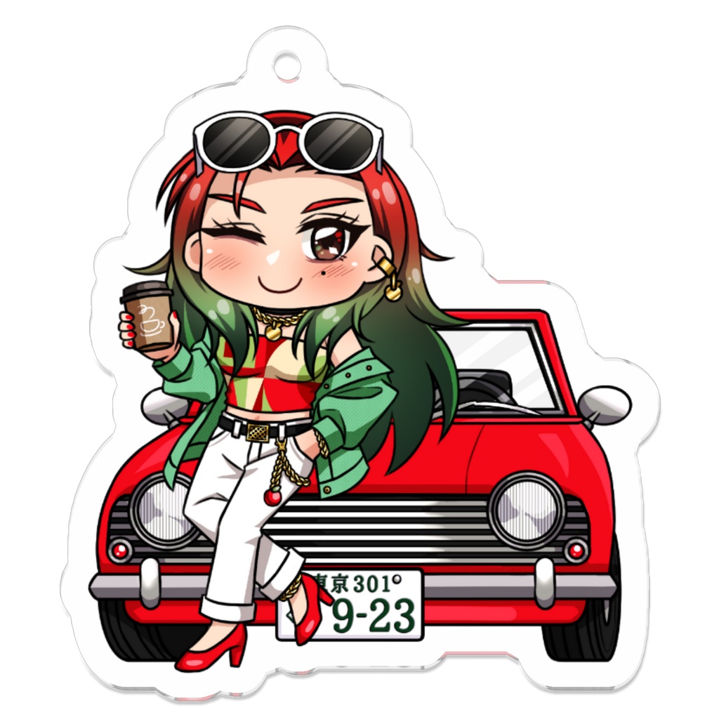 「くずみさん」アクリルキーホルダー［シティガール］
