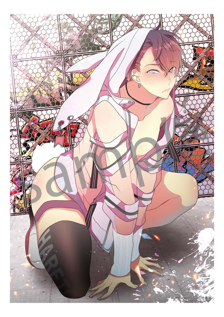 上原あり先生「快感ヴァージニティ」A3クリアポスター&A4クリアファイルセット