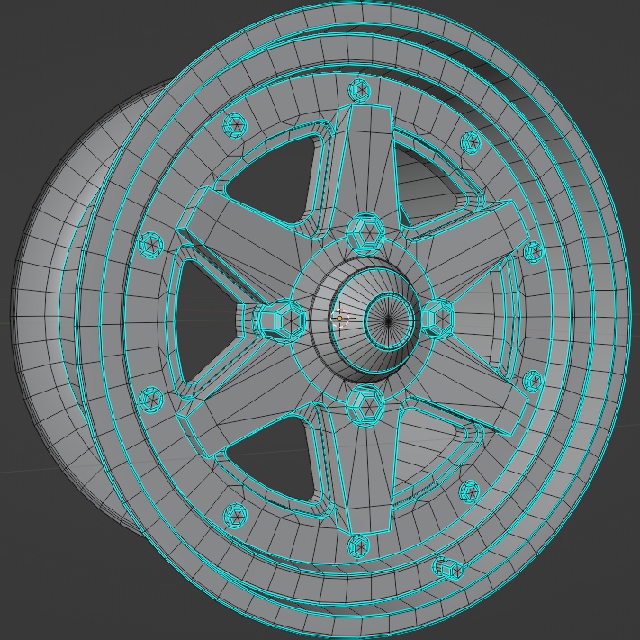 【VRChat想定】クラシック3ピースホイール『VR-4』