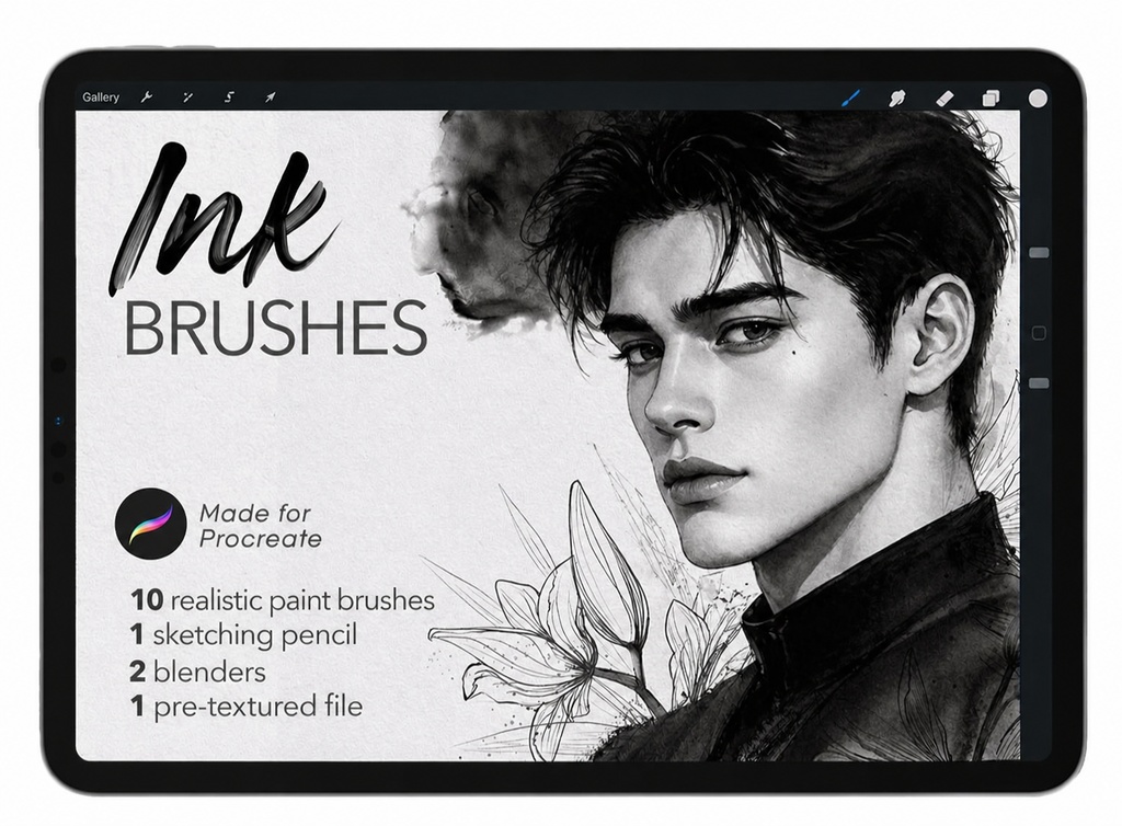 Ultimate Ink Brushes for Procreate