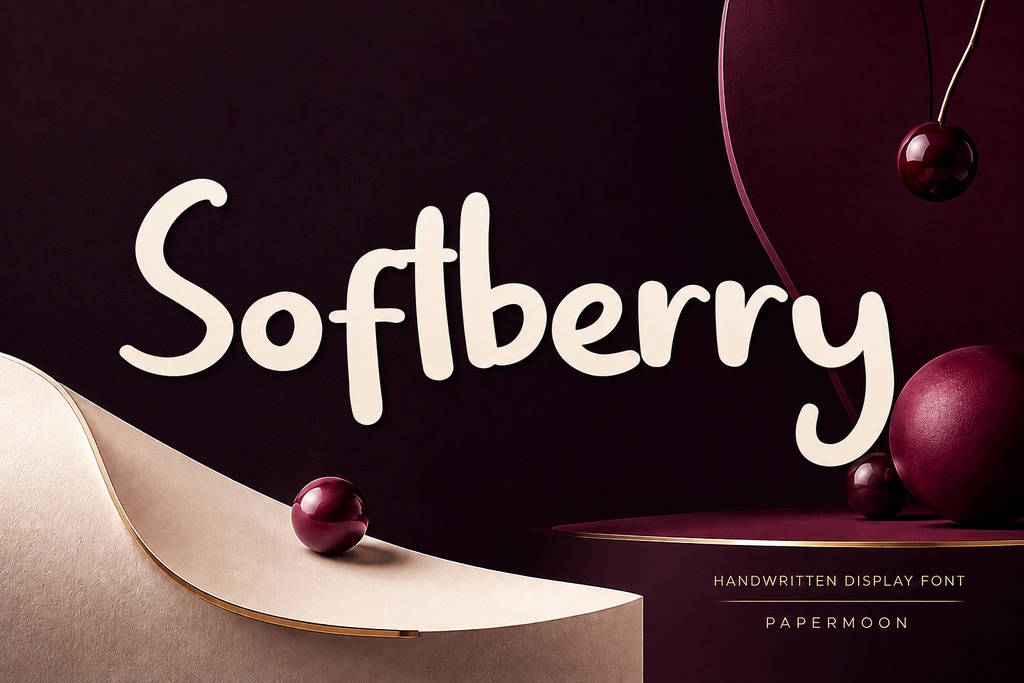 SoftBerry — Playful Handwritten Brush Font