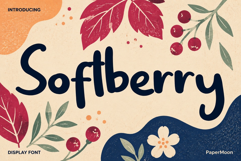 SoftBerry — Playful Handwritten Brush Font