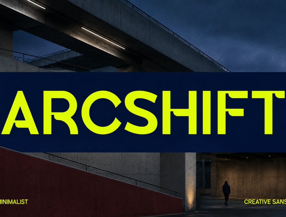 Arcshift — モダンサンセリフフォントデュオ