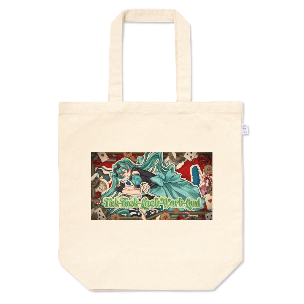 『Tick-Tack-Lock-Work-Land』トートバッグ（初音ミク）