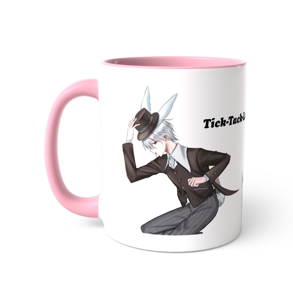 『Tick-Tack-Lock-Work-Land』マグカップ(漆黒ちゃーはん×白うさぎ)