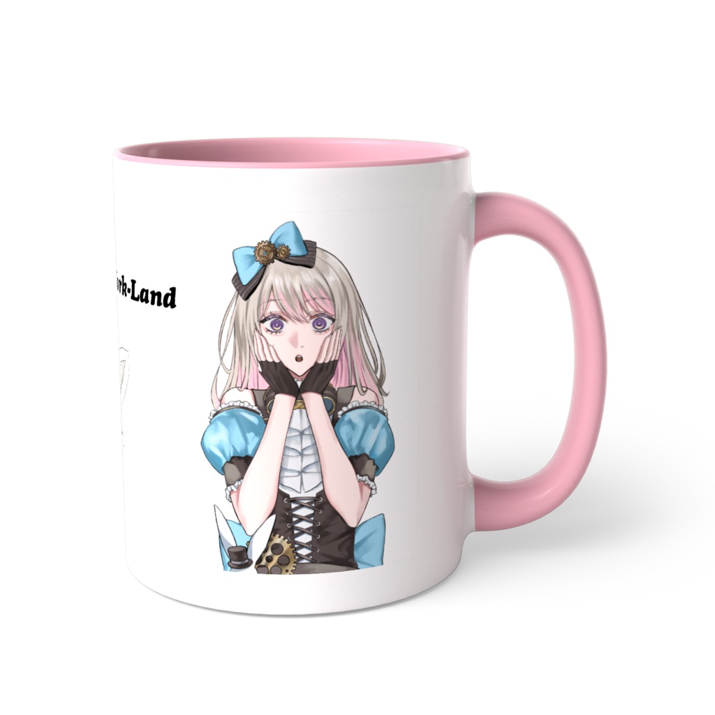 『Tick-Tack-Lock-Work-Land』マグカップ（漆黒ちゃーはん×白うさぎ）