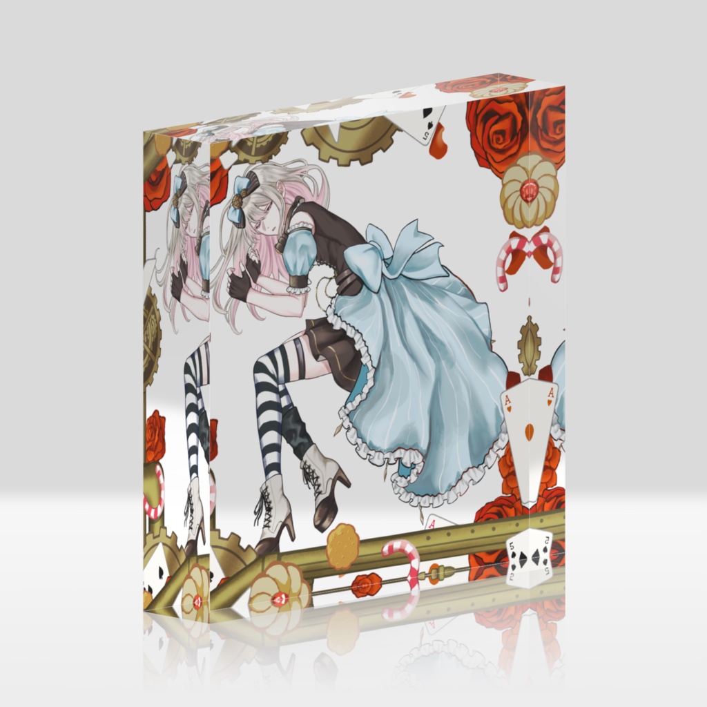 『Tick-Tack-Lock-Work-Land』アクリルブロック(全3種)