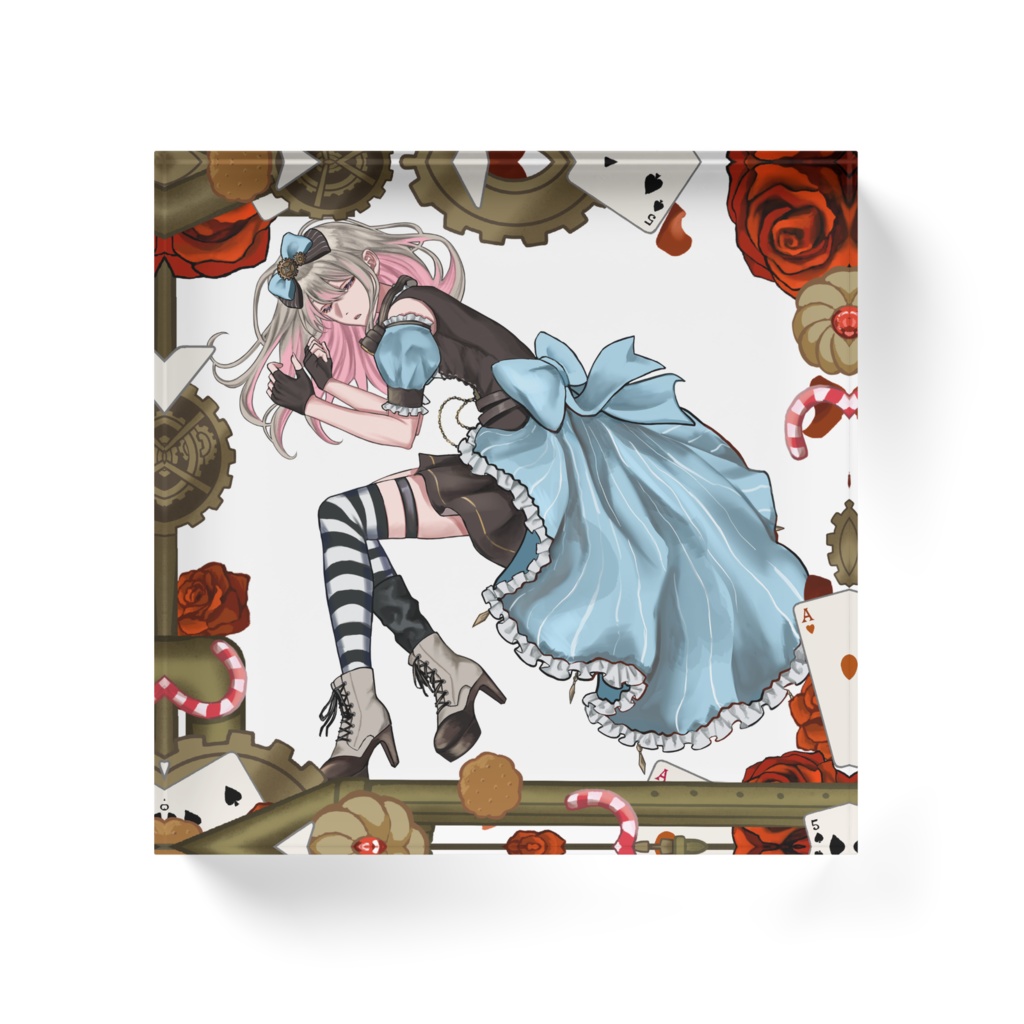 『Tick-Tack-Lock-Work-Land』アクリルブロック(全3種)