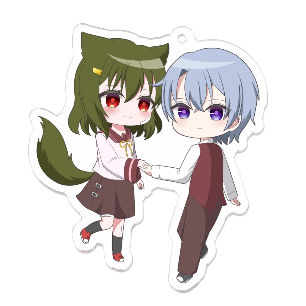 起請の館　稲荷伯吏キーホルダー