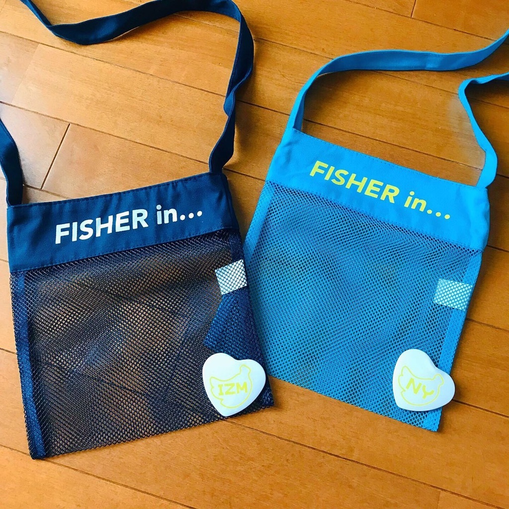 旅するFISHERメッシュバッグ