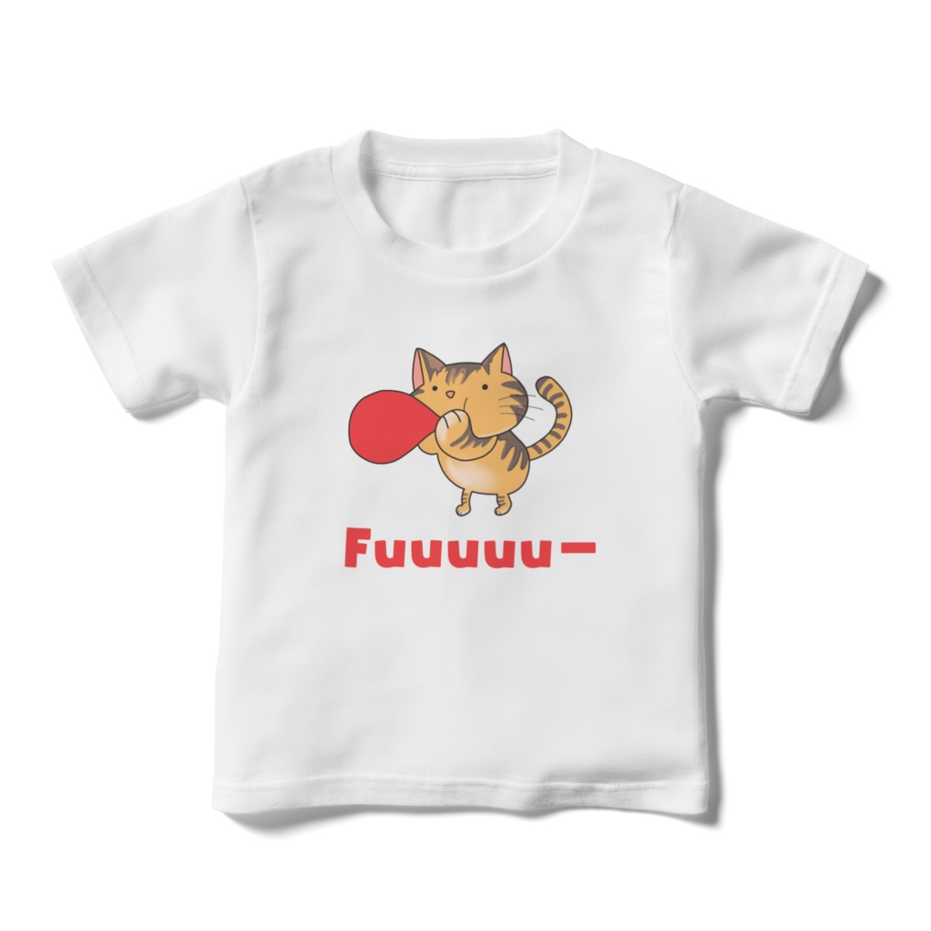 ふうせんねこのTシャツ