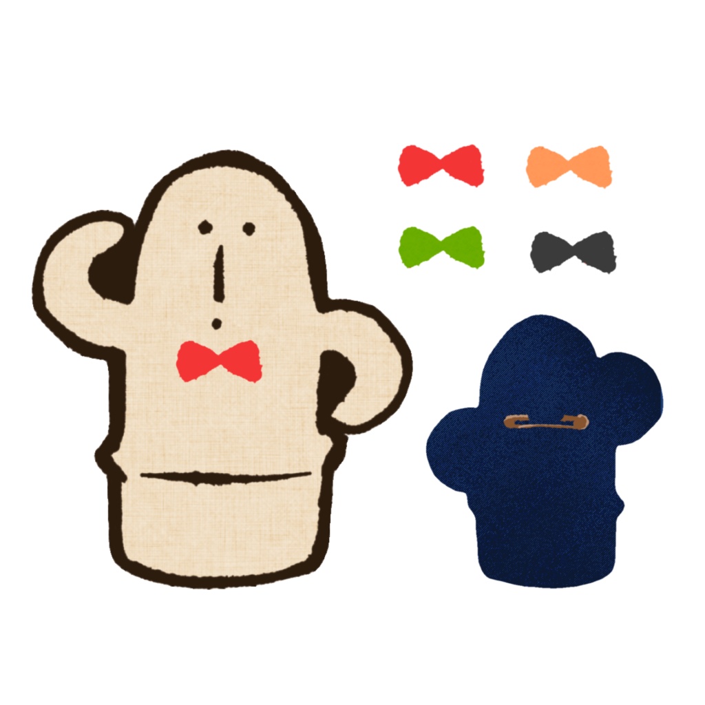 ハニワちゃんピンバッジ