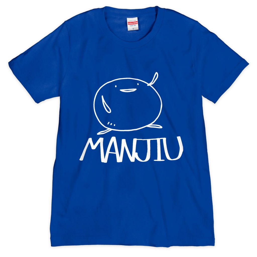 Tシャツ - MANJIU（青）