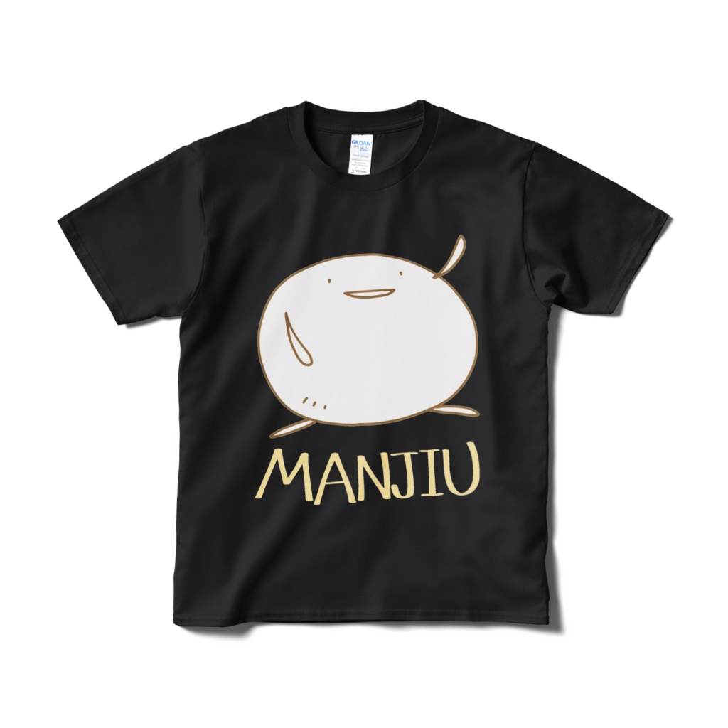 Tシャツ（短納期） - MANJIU（黒）