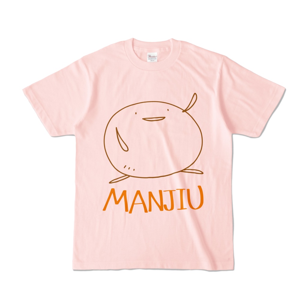 カラーTシャツ - MANJIU（淡桃）