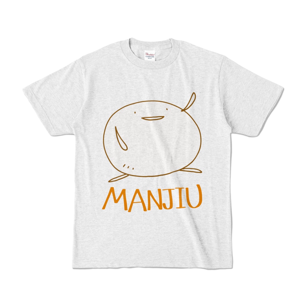 カラーTシャツ - MANJIU（淡灰）
