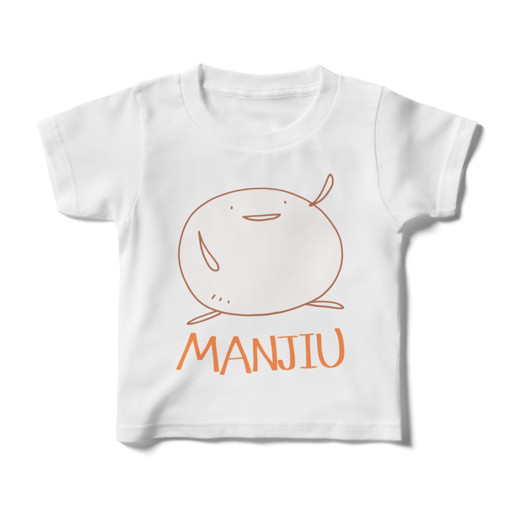 キッズTシャツ - MANJIU（白）