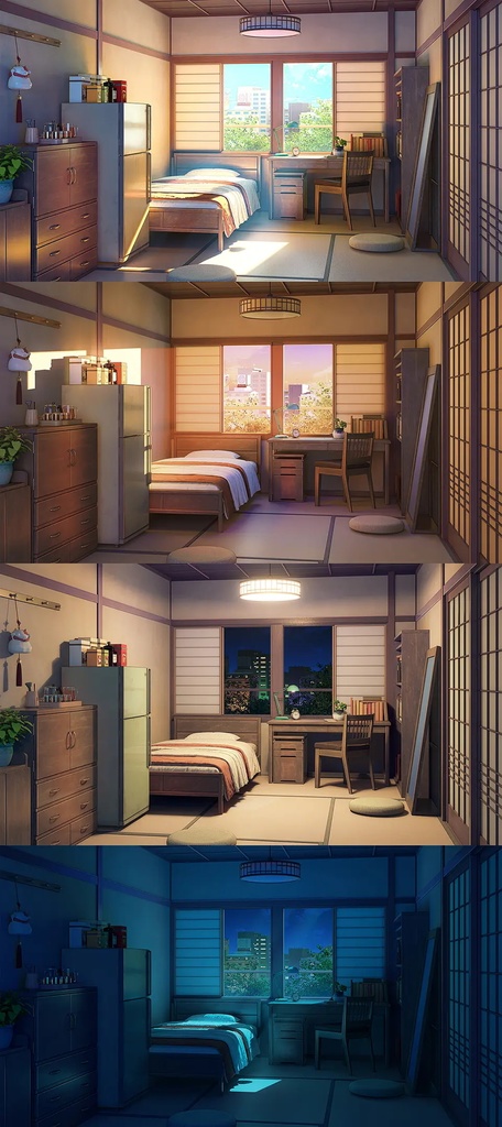 【背景素材】日式房间
