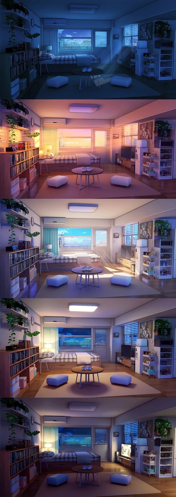 【背景素材】公寓