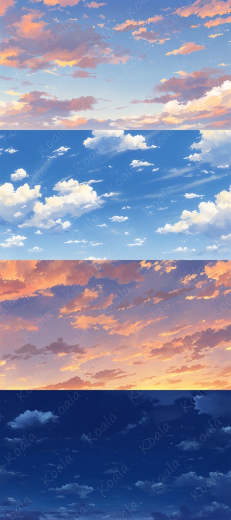 【背景素材】天空