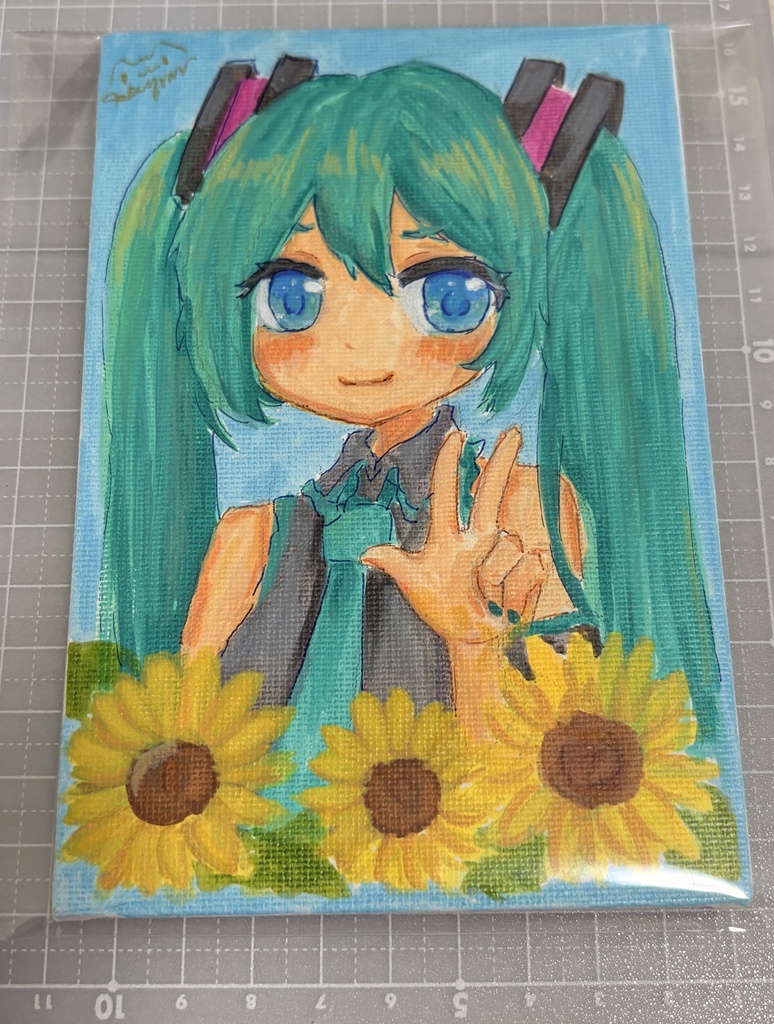 初音ミク キャンバスアート