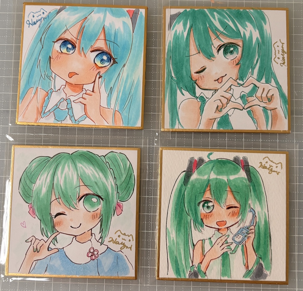 ミニ色紙