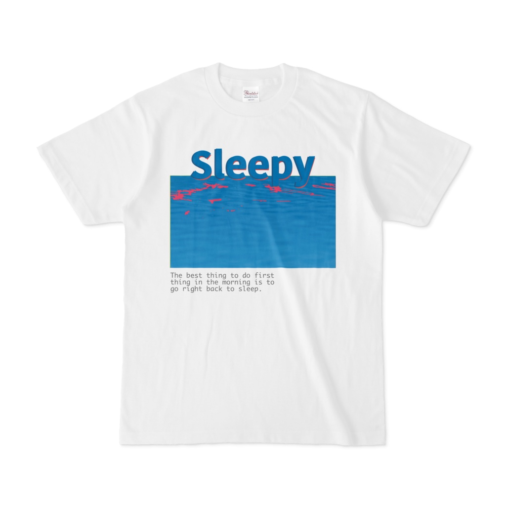 二度寝Tシャツ 白T